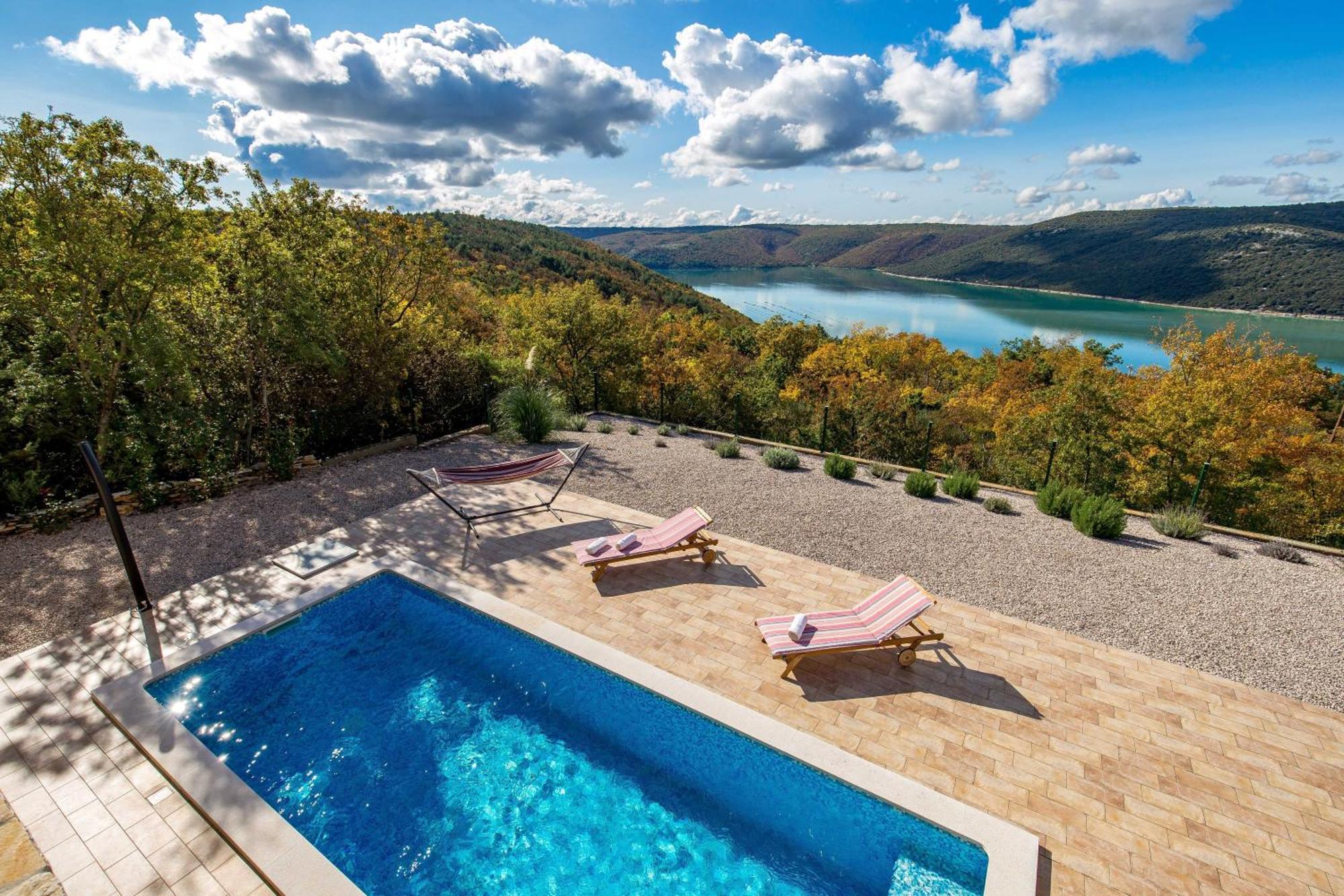 Wonderful Labin Villa With Private Pool And Sea Views Exterior photo