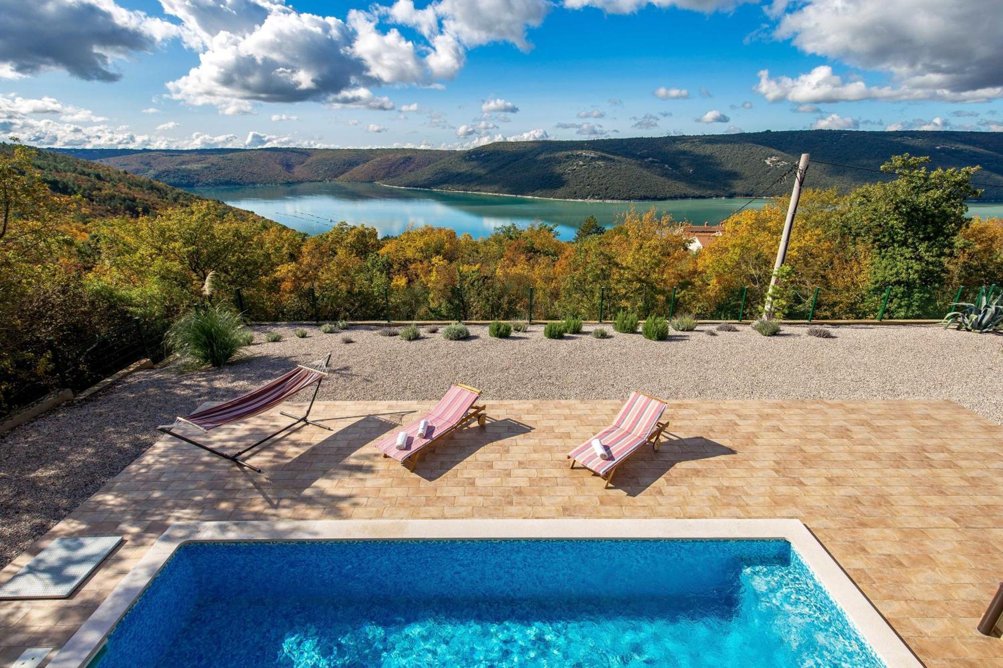 Wonderful Labin Villa With Private Pool And Sea Views Exterior photo