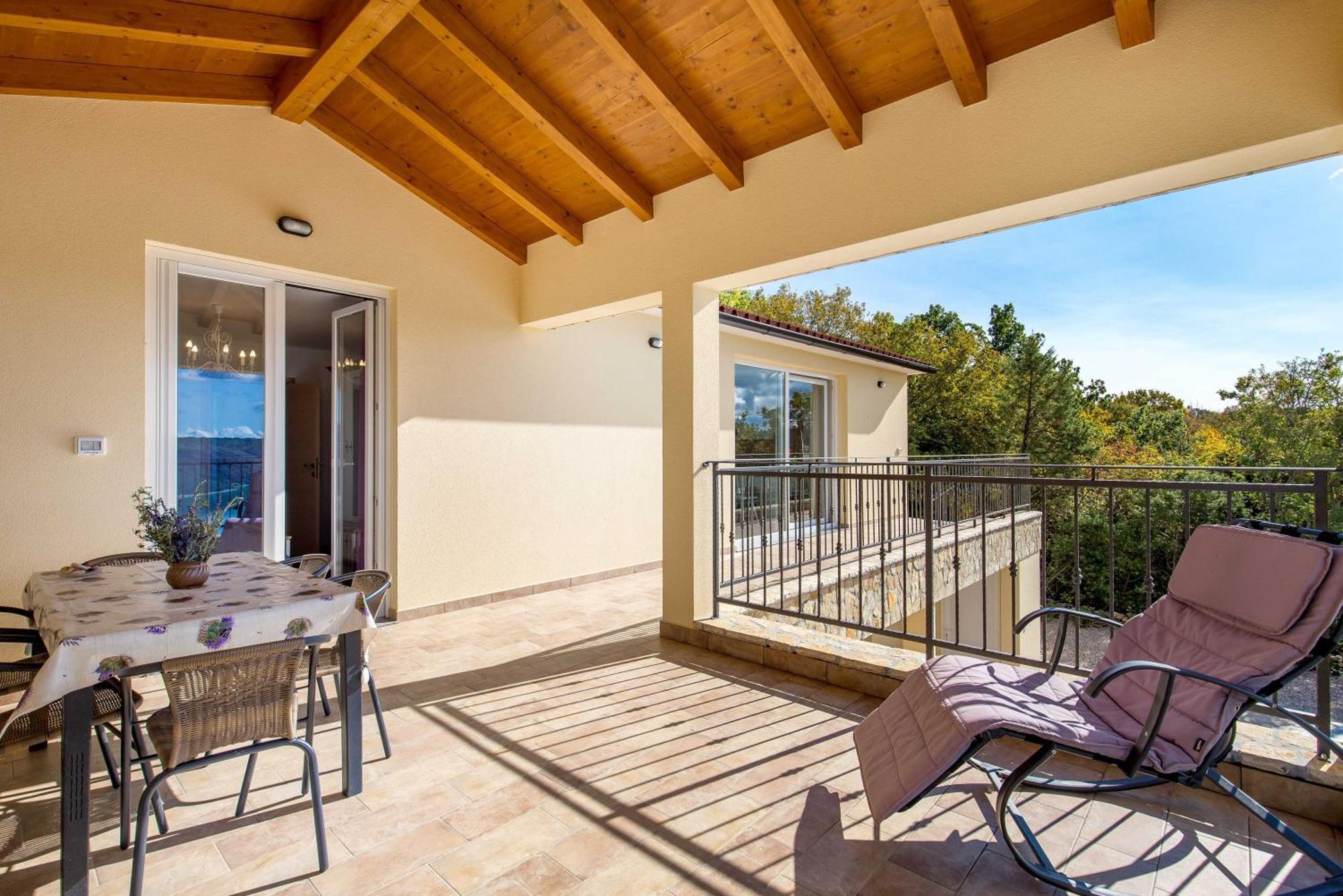 Wonderful Labin Villa With Private Pool And Sea Views Exterior photo